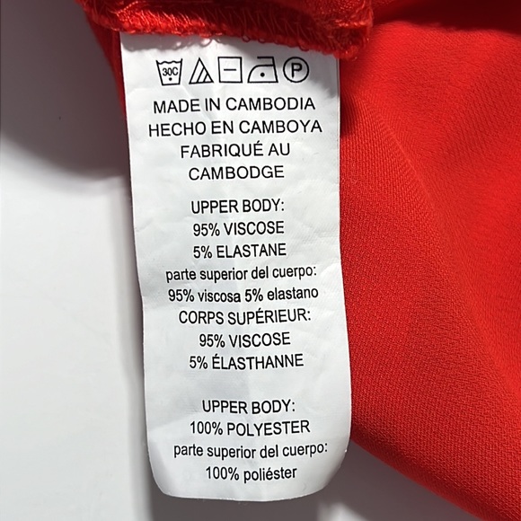 MICHAEL MICHAEL KORS || Sleeveless Orange Mix Blend Top. Sz. M - Picture 10 of 11